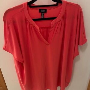 Jones New York Women's Bright Coral Blouse